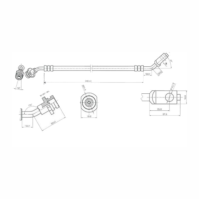 Protex Brake Hose H1724