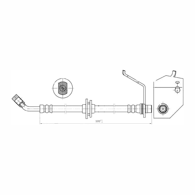 Protex Brake Hose H1887