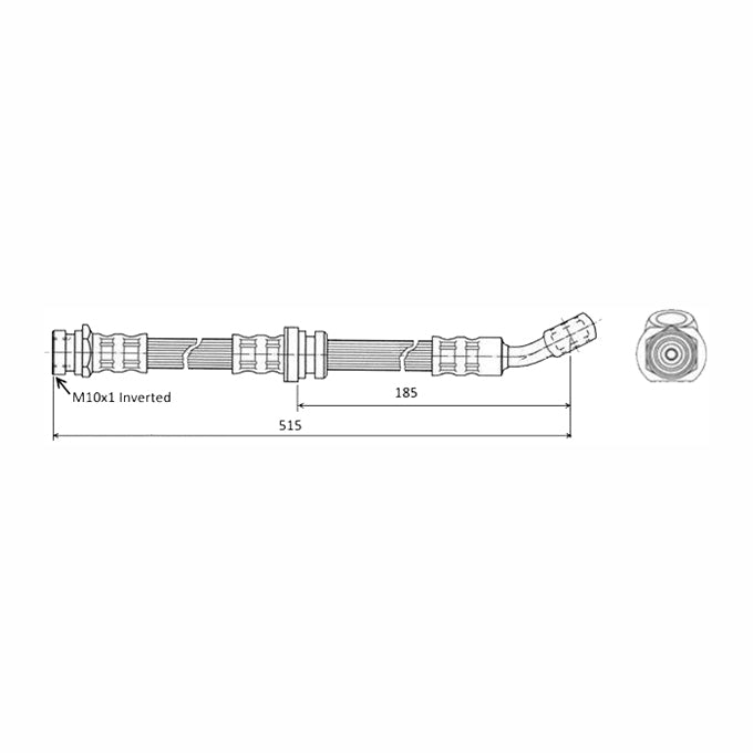 Protex Brake Hose H2101
