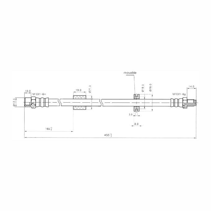 Protex Brake Hose H3155