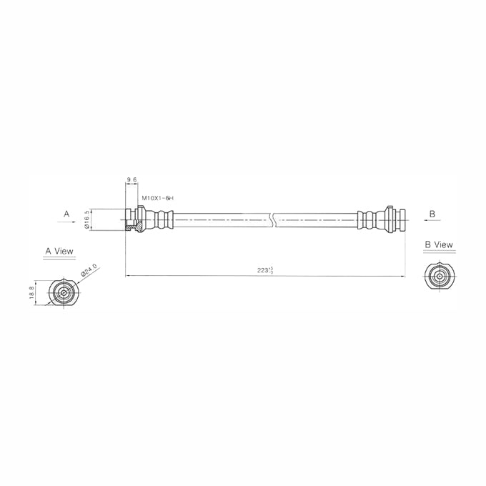 Protex Brake Hose H3178