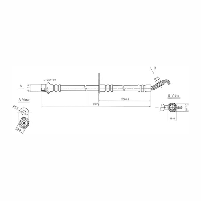 Protex Brake Hose H3488