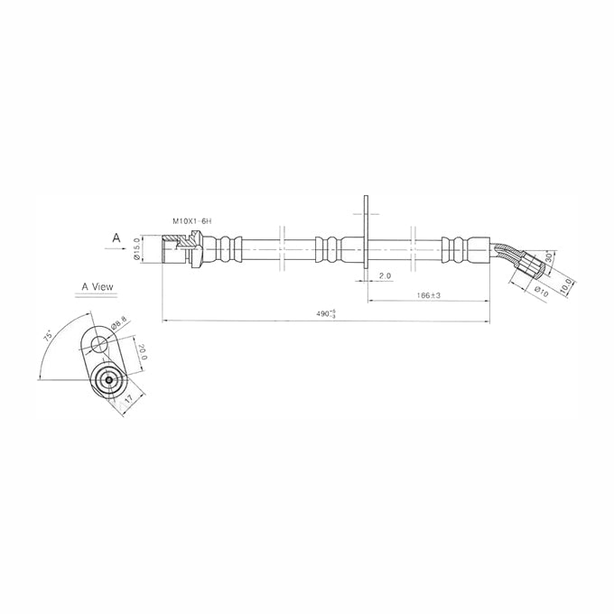 Protex Brake Hose H3539