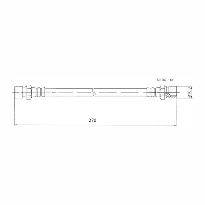 Protex Brake Hose H641