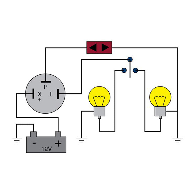 Tridon Electro Mechanical Flasher HD13 diagram