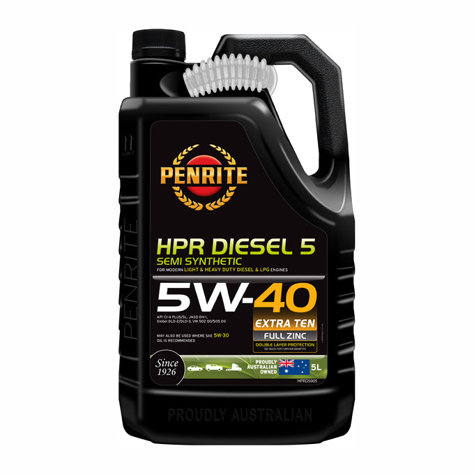 Penrite HPR Diesel 5 Semi Synthetic 5W-40 5L - HPRD5005