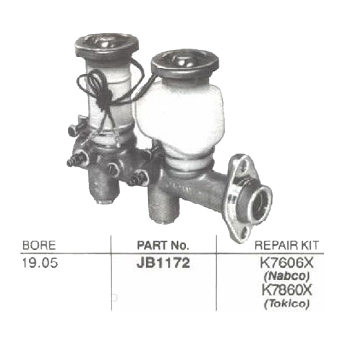 Protex Brake Master Cylinder JB1172