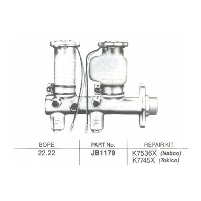Protex Brake Master Cylinder JB1179