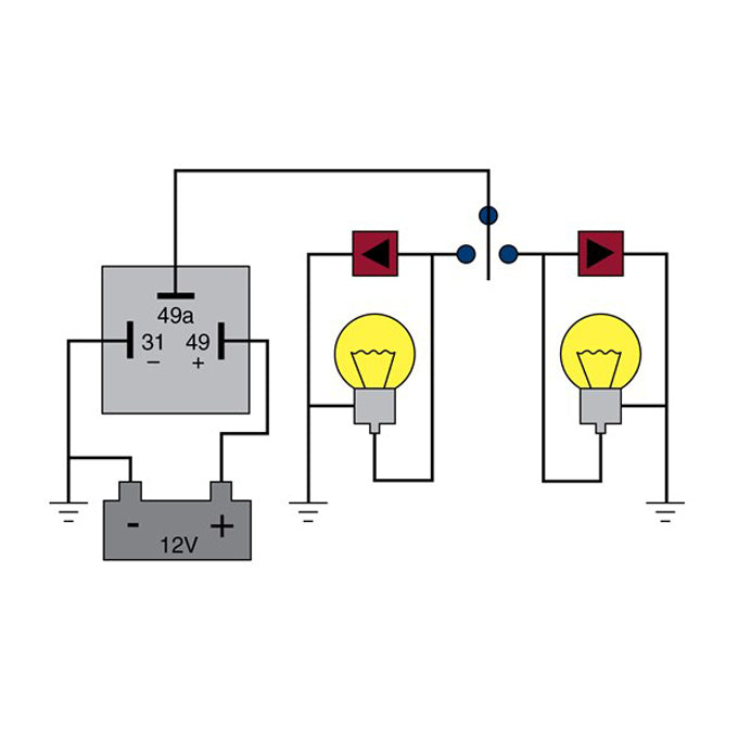 Tridon LED Electronic Flasher LED02 diagram