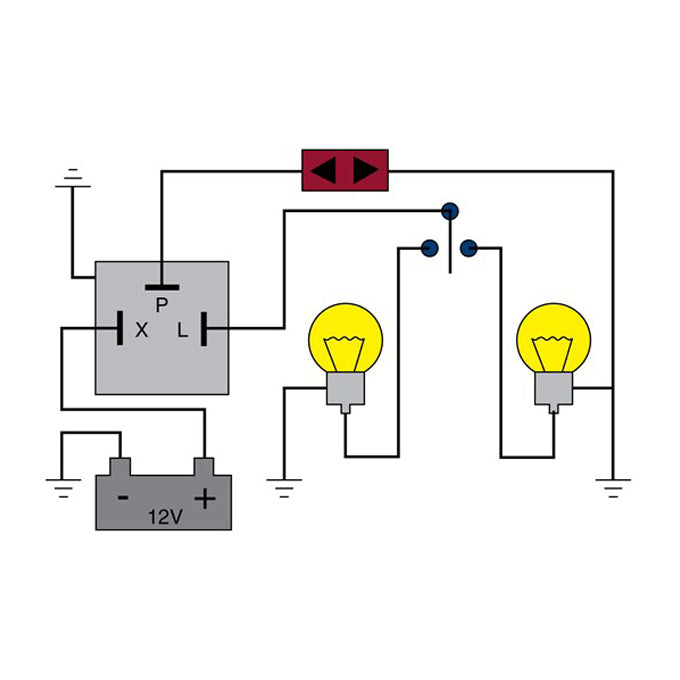 Tridon LED Electronic Flasher LED03 diagram