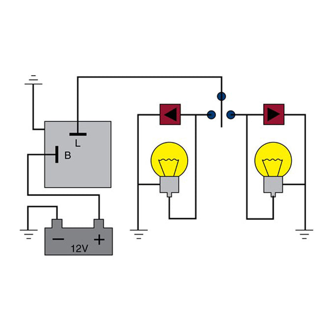 Tridon LED Electronic Flasher LED04 diagram