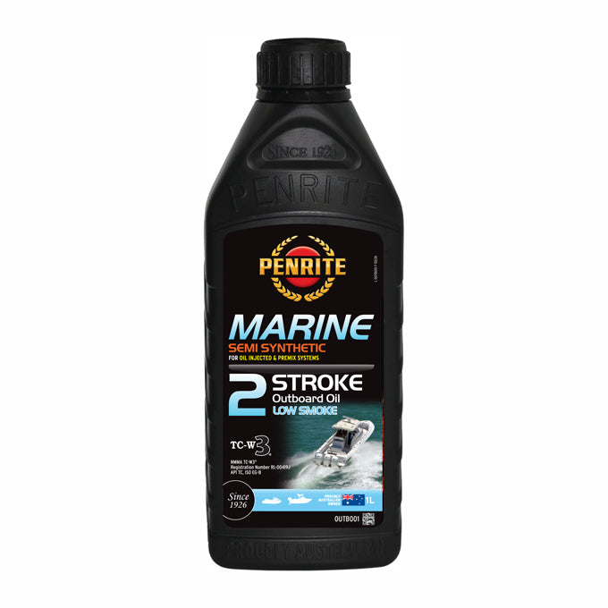 Penrite Marine Outboard 2 Stroke Oil Semi Synthetic 1L - OUTB001