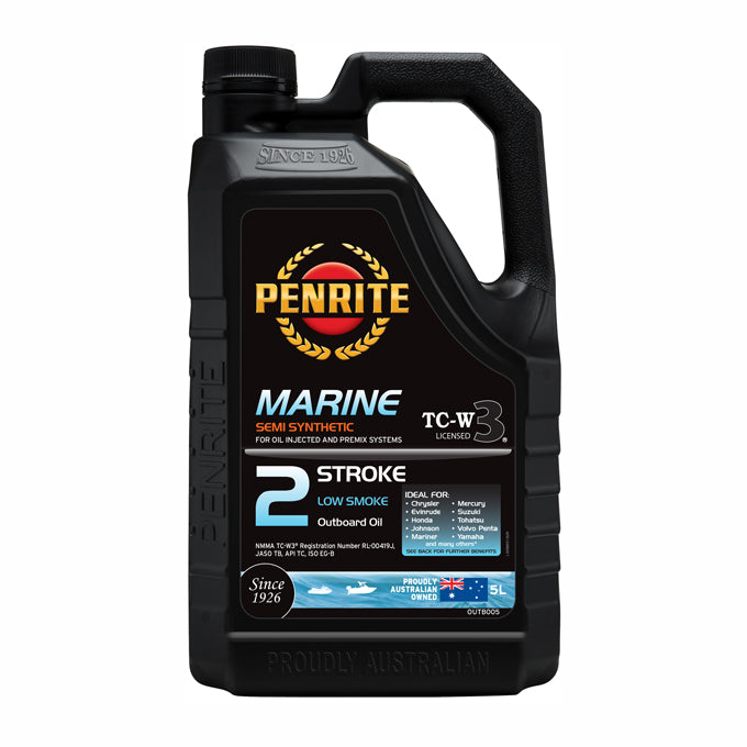 Penrite Marine Outboard 2 Stroke Oil Semi Synthetic 5L - OUTB005