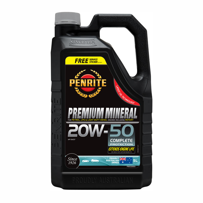Penrite Premium Mineral 20W-50 5L - PMO20005