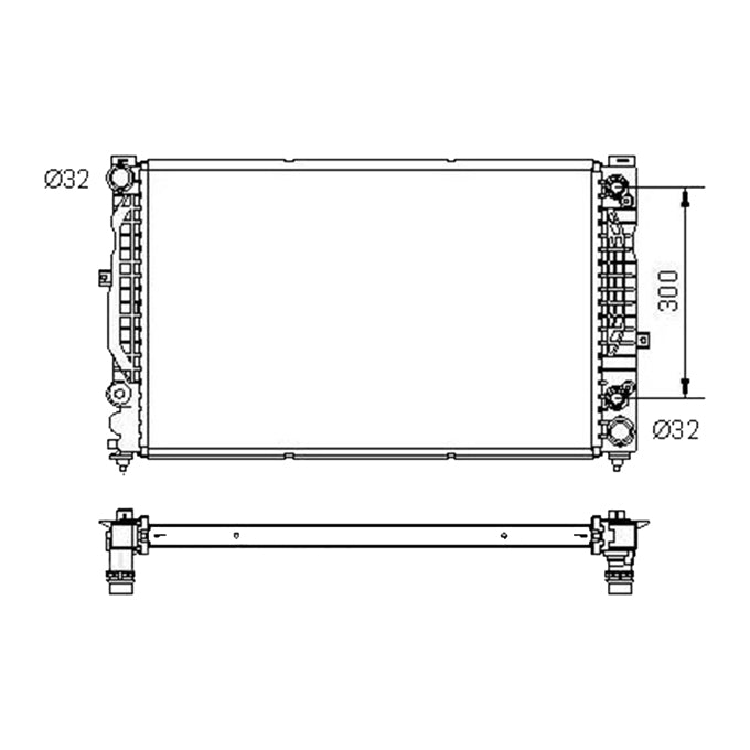 Protex Radiator RADAU249P