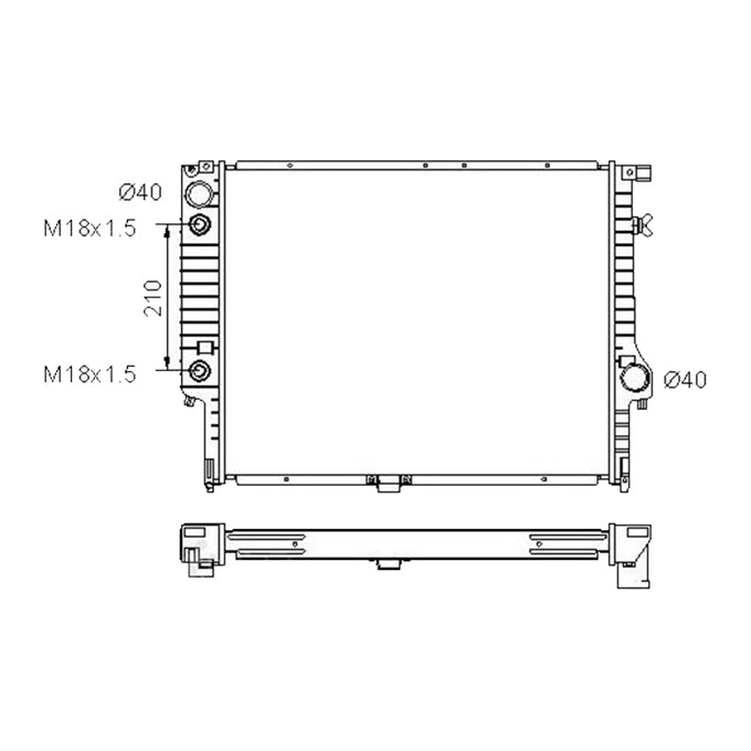 Protex Radiator RADB041P