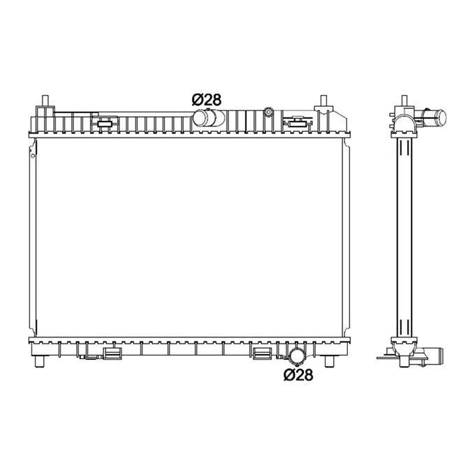 Protex Radiator RADF384P