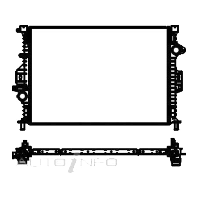Protex Radiator RADF394P