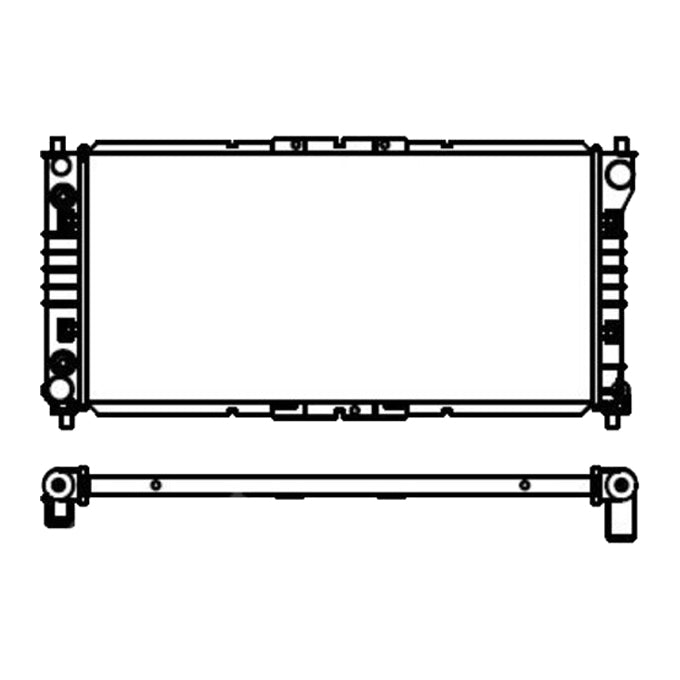 Protex Radiator RADF543P