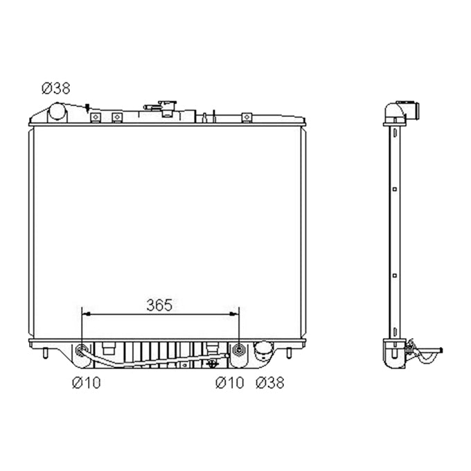 Protex Radiator RADH007P