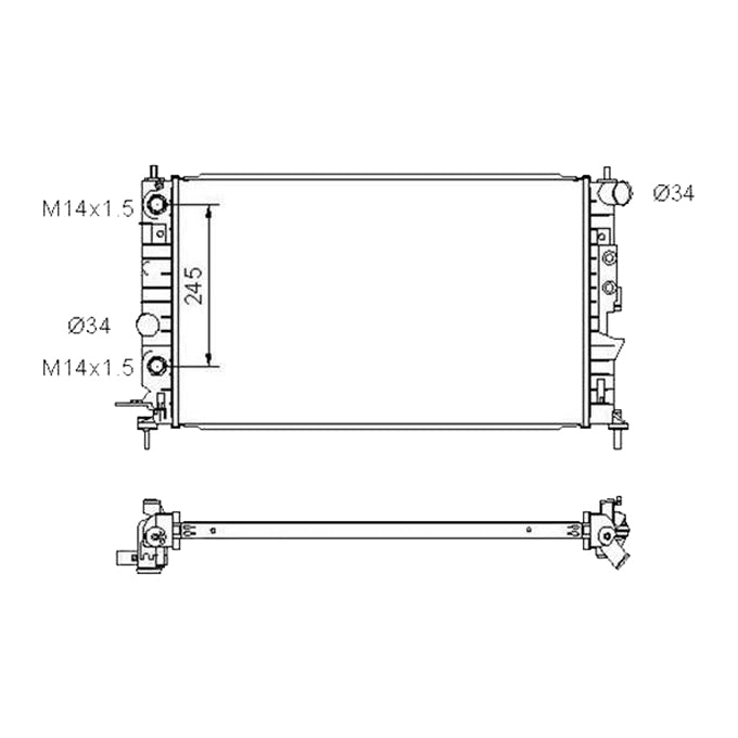 Protex Radiator RADH046P