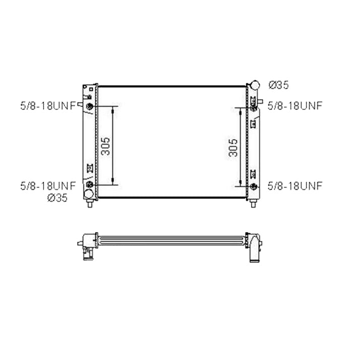 Protex Radiator RADH047P