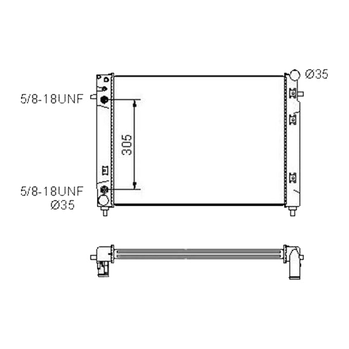 Protex Radiator RADH088P