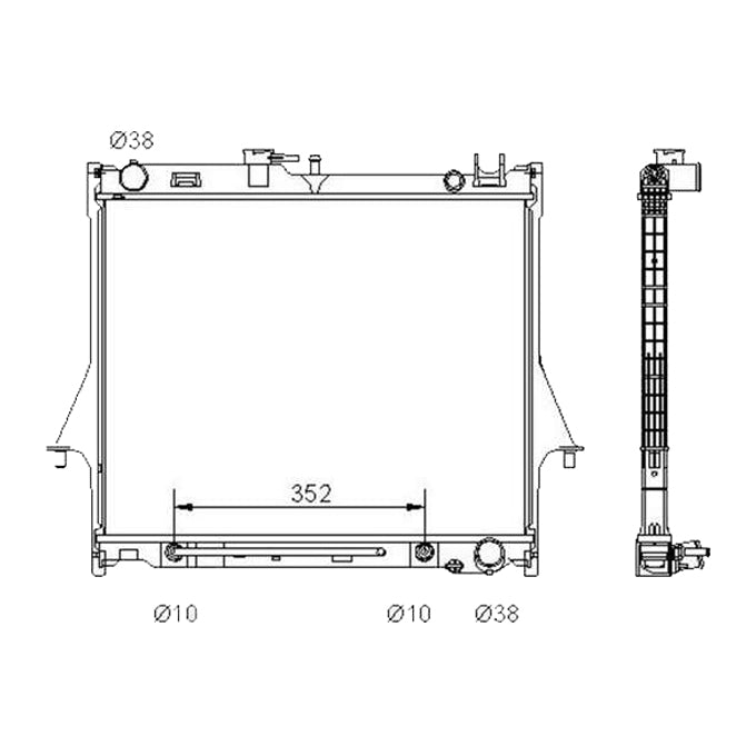 Protex Radiator RADH159P