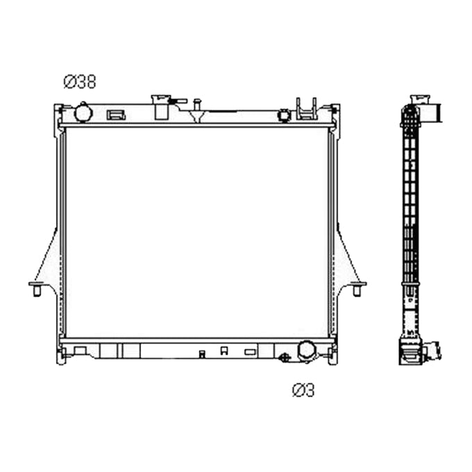 Protex Radiator RADH182P