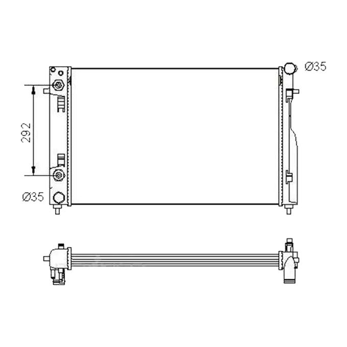 Protex Radiator RADH187P