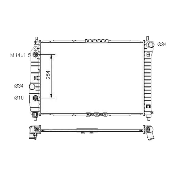 Protex Radiator RADH202P