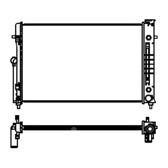 Protex Radiator RADH443P
