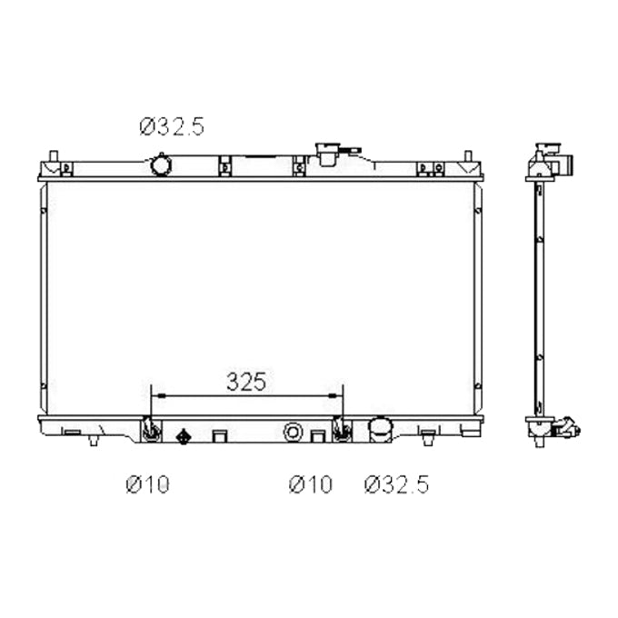 Protex Radiator RADHN018P