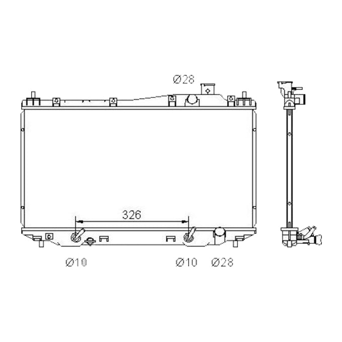 Protex Radiator RADHN095P