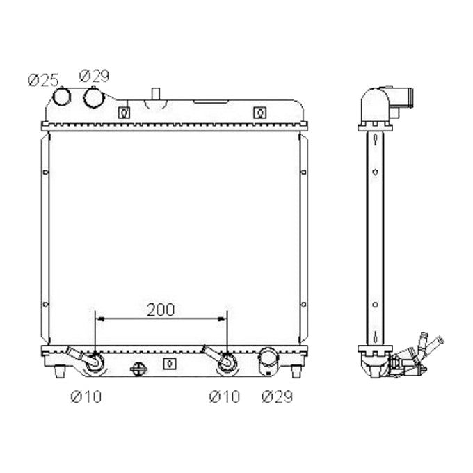 Protex Radiator RADHN097P