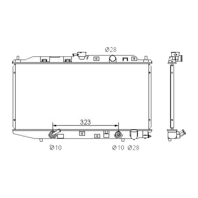 Protex Radiator RADHN131P
