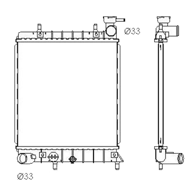 Protex Radiator RADHY099P