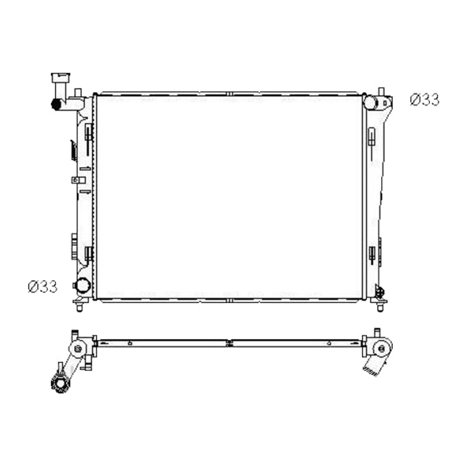 Protex Radiator RADHY226P