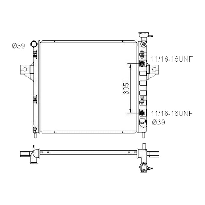 Protex Radiator RADJE021P