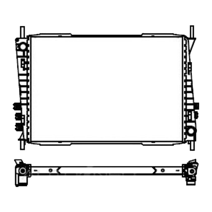 Protex Radiator RADJG568P