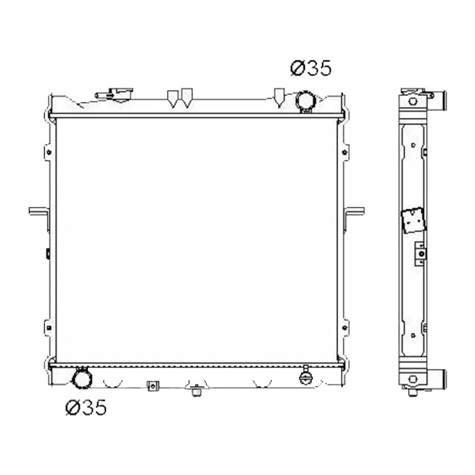 Protex Radiator RADK200P