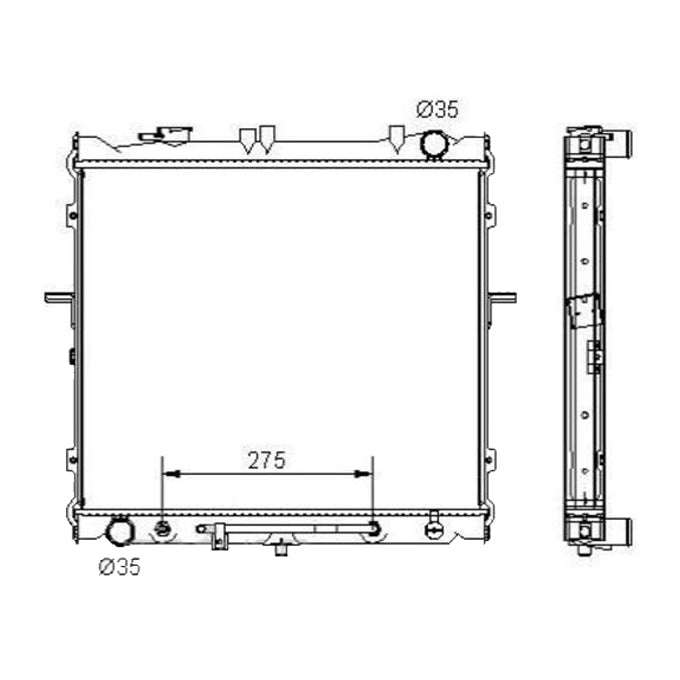 Protex Radiator RADK201P