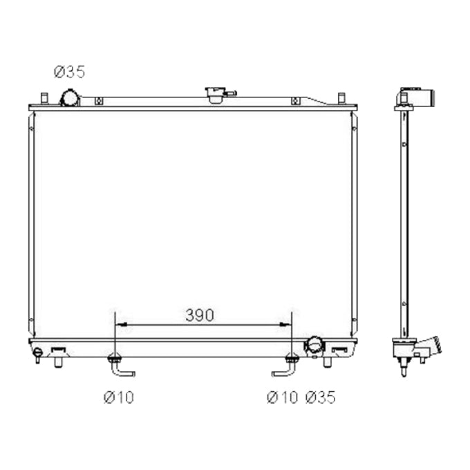 Protex Radiator RADMT312P