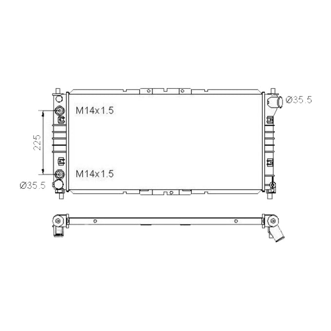 Protex Radiator RADMZ023P