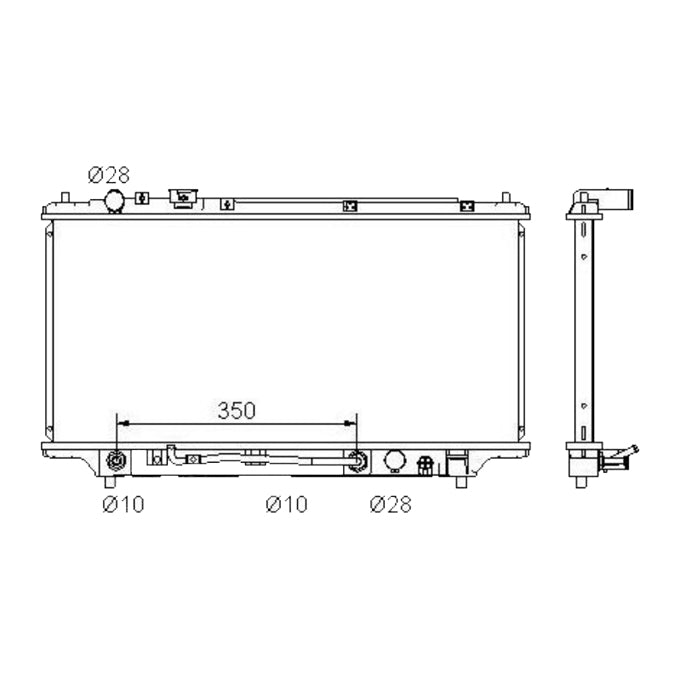 Protex Radiator RADMZ024P