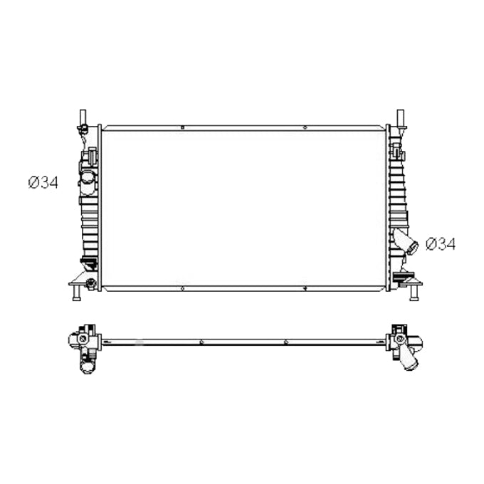 Protex Radiator RADMZ068P