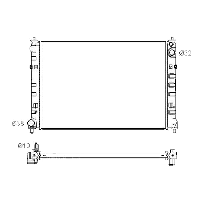 Protex Radiator RADMZ147P