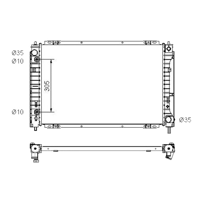 Protex Radiator RADMZ149P
