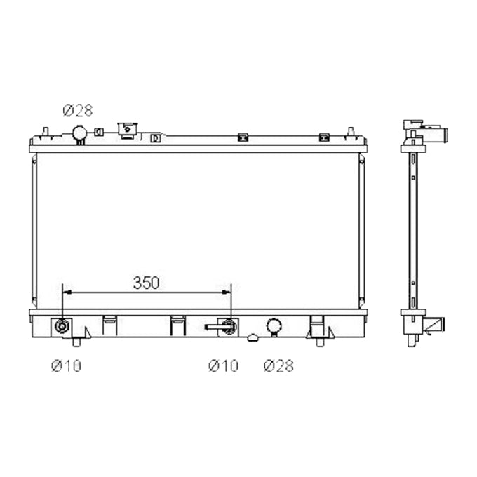 Protex Radiator RADMZ158P