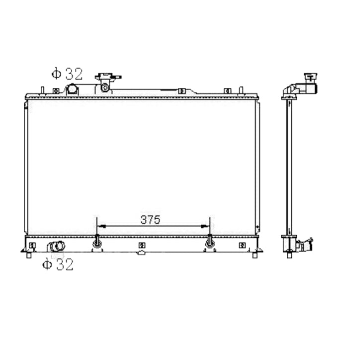 Protex Radiator RADMZ277P